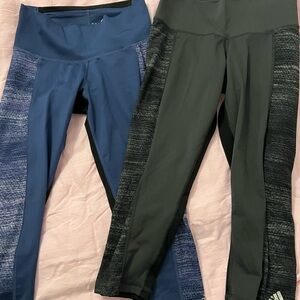 Stylish Blue and Black Leggings